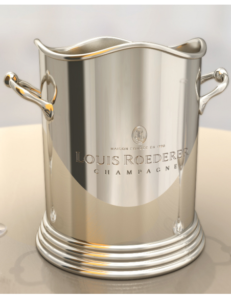 Louis Roederer Seau à glace "Nickel" 1 bouteille Louis Roederer Seau à glace "Nickel" 1 bouteille