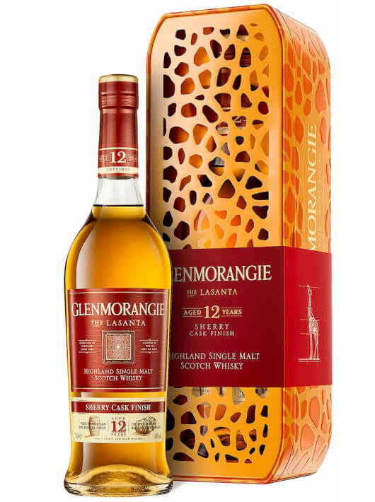 Whisky Glenmorangie Duo Set Limited Edition Girafe Giftbox Lasanta & Quinta Ruban - 2 x 70 CL Whisky Glenmorangie Duo Set Limited Edition Girafe Giftbox Lasanta & Quinta Ruban - 2 x 70 CL