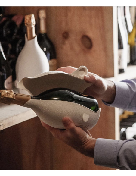 Ruinart Set 2 Verres neutres 41 cl & Rosé second skin - 75 cl Ruinart Set 2 Verres neutres 41 cl & Rosé second skin - 75 cl