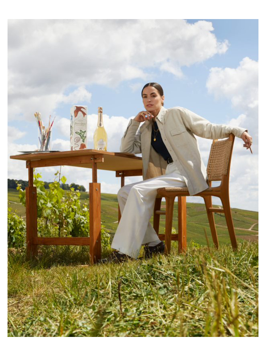 Perrier-jouët BLANC DE BLANCS LIMITED EDITION BY GARANCE VALLEE - 75 cl Perrier-jouët BLANC DE BLANCS LIMITED EDITION BY GARANCE VALLEE - 75 cl