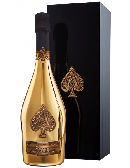 ARMAND DE BRIGNAC Set 2 verres 28.5 cl & Giftbox Ace of Spades Brut Gold - 75 cl ARMAND DE BRIGNAC Set 2 verres 28.5 cl & Giftbox Ace of Spades Brut Gold - 75 cl