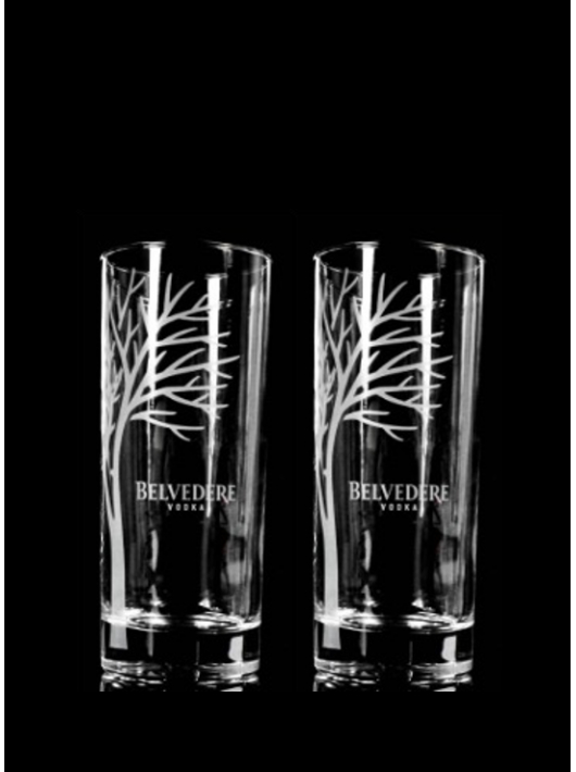 Belvedere Vodka Set 2 verres Mini Shot & 1 bouteille Pure - 40% - 70 cl Belvedere Vodka Set 2 verres Mini Shot & 1 bouteille Pure - 40% - 70 cl