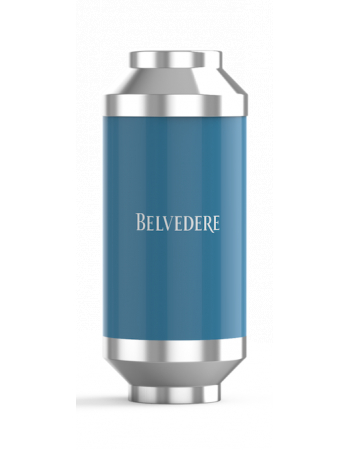 Belvedere Vodka Set 2 Medium Ice Bucket & 6 Spritz Glasses & 2 bottles Pure & 2 Mini Shaker - 40% - 2 x 70 CL