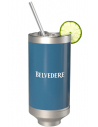 Belvedere Vodka Set 2 Medium Ice Bucket & 6 Spritz Glasses & 2 bottles Pure & 2 Mini Shaker - 40% - 2 x 70 CL
