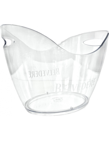 Belvedere Vodka Set 1 Ice Bucket & 6 bottles Pure - 40% - 6 x 70 CL