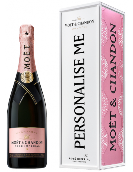 Moët & Chandon Rosé Impérial Metal Giftbox "Personnalise Me" - 75 CL