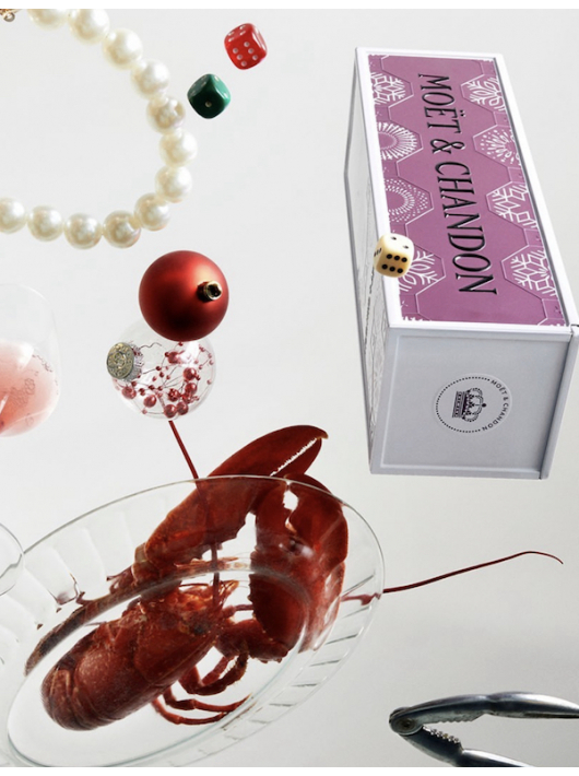 Moët & Chandon Rosé Impérial Giftbox Métal Personnalisable - 75 CL