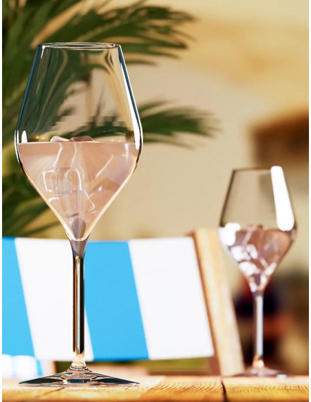 Champagne 2 PLEXI champagne glasses 38 cl