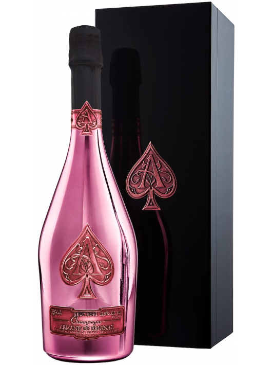 ARMAND DE BRIGNAC Set 2 verres 28.5 cl & Giftbox Ace of Spades Rosé - 75 cl ARMAND DE BRIGNAC Set 2 verres 28.5 cl & Giftbox Ace of Spades Rosé - 75 cl