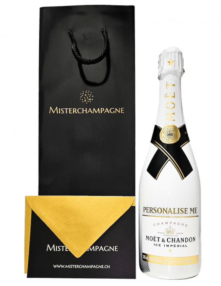 Misterchampagne.ch Personalize your bottle with 15 gold letters