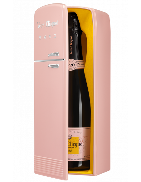 Veuve Clicquot DUO Pack Metallkoffer SMEG Rosé & brut - 2 x 75 cl Veuve Clicquot DUO Pack Metallkoffer SMEG Rosé & brut - 2 x 75 cl