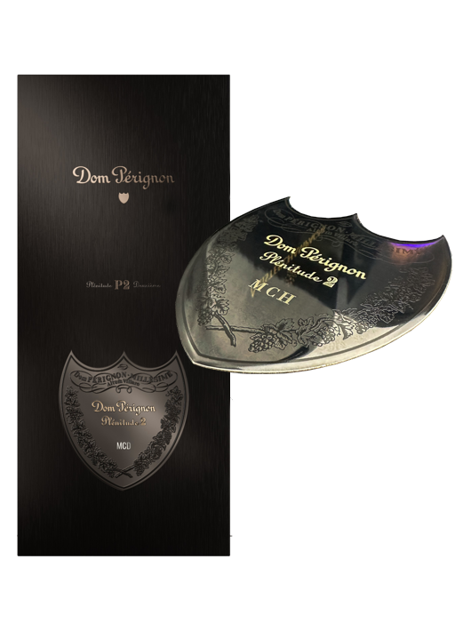 Dom Pérignon Personalized metal shield for P2 Giftbox - 3 letters maximum