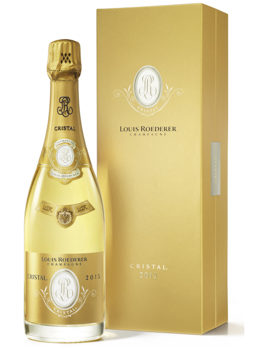 Cristal Louis Roederer SET 2 GLASSES + 1 GIFTBOX VINTAGE 2015 blanc - 75 cl Cristal Louis Roederer SET 2 GLASSES + 1 GIFTBOX VINTAGE 2015 blanc - 75 cl