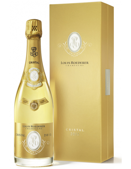 Cristal Louis Roederer SET 2 GLASSES + 1 GIFTBOX VINTAGE 2015 blanc - 75 cl Cristal Louis Roederer SET 2 GLASSES + 1 GIFTBOX VINTAGE 2015 blanc - 75 cl