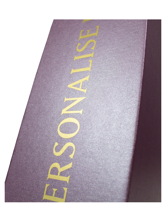Misterchampagne.ch Coffret carton personnalisé 20 lettres GOLD - 75 cl