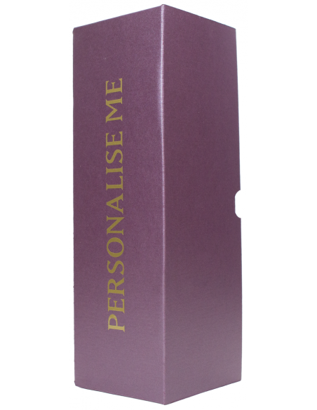 Misterchampagne.ch Giftbox RUBY Karton, 20 Buchstaben GOLD Personalisiert - 75 cl