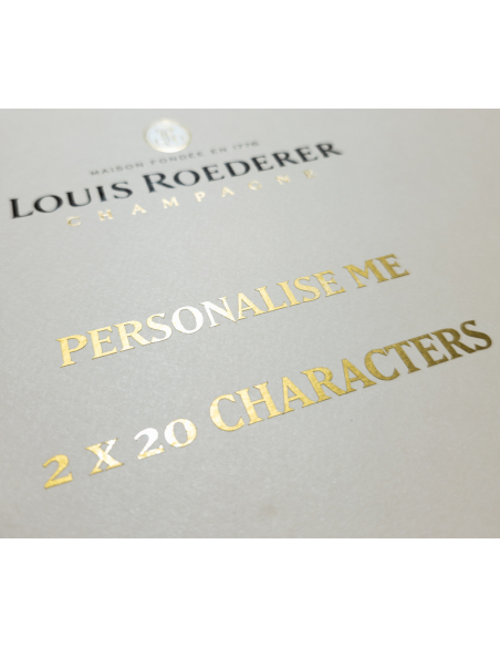 Louis Roederer Personalisierte Luxury Giftbox Collection 244 Brut & 2 glasses - 75 cl Louis Roederer Personalisierte Luxury Giftbox Collection 244 Brut & 2 glasses - 75 cl