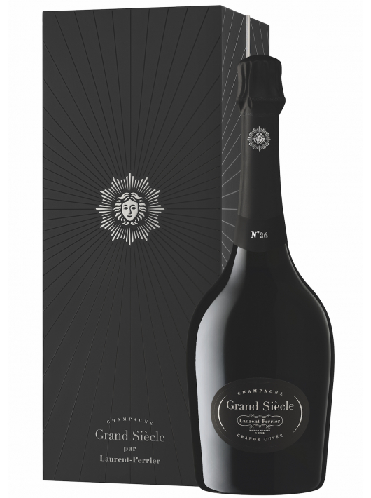 Laurent-Perrier Grand Siècle Brut N°26 & 2 Grand Siècle Glasses - 75 cl
