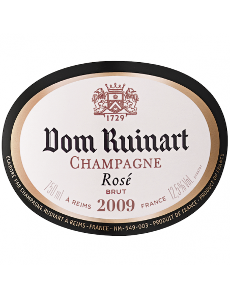 Ruinart Dom ruinart 2009 rosé - 75 cl Ruinart Dom ruinart 2009 rosé - 75 cl