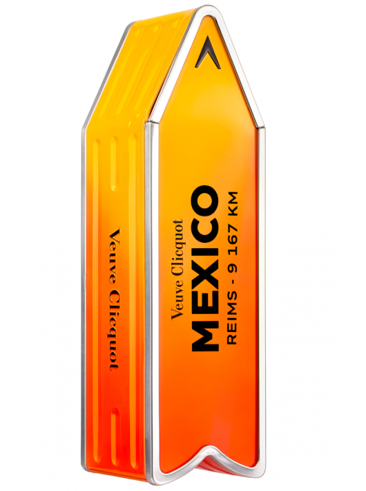 Veuve Clicquot Personalisierte Metal Geschenkbox "ARROW ORANGE" Yellow Label Brut - 75 cl Veuve Clicquot Personalisierte Metal Geschenkbox "ARROW ORANGE" Yellow Label Brut - 75 cl