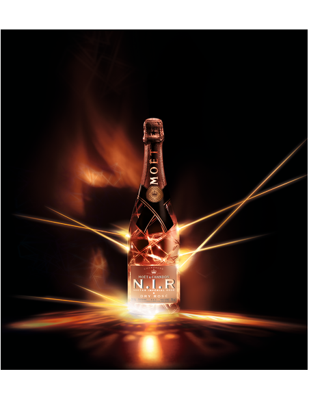 Moët & Chandon N.I.R Nectar Impérial rosé "LED" Limited Edition - 75 cl