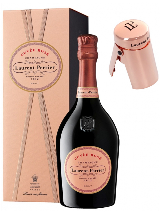 Laurent-Perrier Set 2 Cuvée Rosé & 1 Bottle STOP - 2 x 75 cl Laurent-Perrier Set 2 Cuvée Rosé & 1 Bottle STOP - 2 x 75 cl