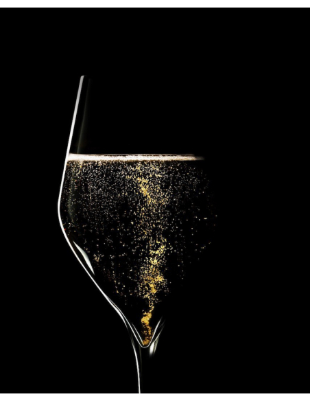 Champagne 6 luxury glasses 38 cl Made In Reims