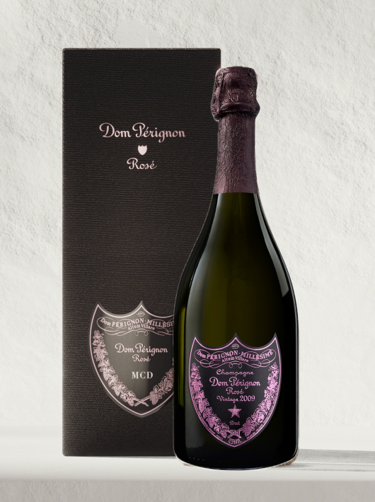Dom Pérignon Vintage 2009 Rosé Personalisierte Giftbox mit Gravur auf Metallschild - 75 cl Dom Pérignon Vintage 2009 Rosé Personalisierte Giftbox mit Gravur auf Metallschild - 75 cl