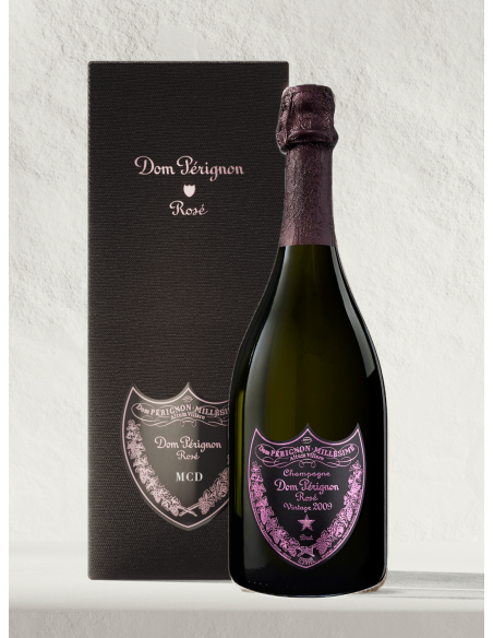 Dom Pérignon Vintage 2009 Rosé Personalisierte Giftbox mit Gravur auf Metallschild - 75 cl Dom Pérignon Vintage 2009 Rosé Personalisierte Giftbox mit Gravur auf Metallschild - 75 cl