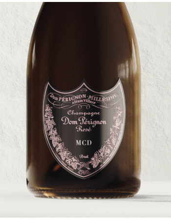 Dom Pérignon Personalisiertes Flaschenschild aus Metall - maximal 3 Buchstaben