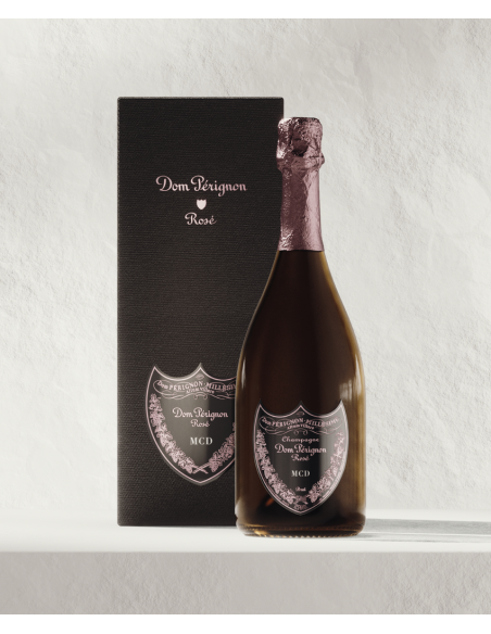 Dom Pérignon Vintage 2009 Rosé Giftbox & personalisierte Flasche mit Gravur auf Metallschild - 75 cl Dom Pérignon Vintage 2009 Rosé Giftbox & personalisierte Flasche mit Gravur auf Metallschild - 75 cl