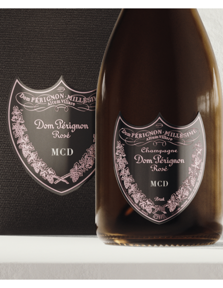 Dom Pérignon Vintage 2009 Rosé Giftbox & personalisierte Flasche mit Gravur auf Metallschild - 75 cl Dom Pérignon Vintage 2009 Rosé Giftbox & personalisierte Flasche mit Gravur auf Metallschild - 75 cl