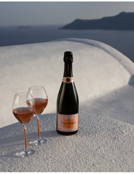 Veuve Clicquot Set 2 glasses & 1 Rosé - 75 cl Veuve Clicquot Set 2 glasses & 1 Rosé - 75 cl