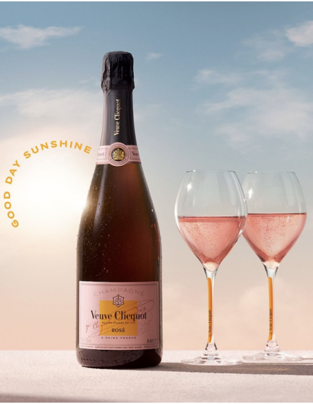 Veuve Clicquot Set 2 glasses & 1 Rosé - 75 cl