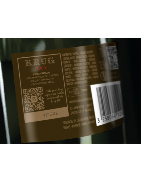 Krug Vintage 2000 brut - 75 cl