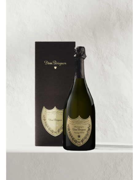 Dom Pérignon 2015 Giftbox personnalisé avec gravure sur bouclier en métal - 75 cl