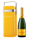 Veuve Clicquot DUO SET METAL COOLER GIFTBOX ROSÉ & BRUT - 2 X 75 CL