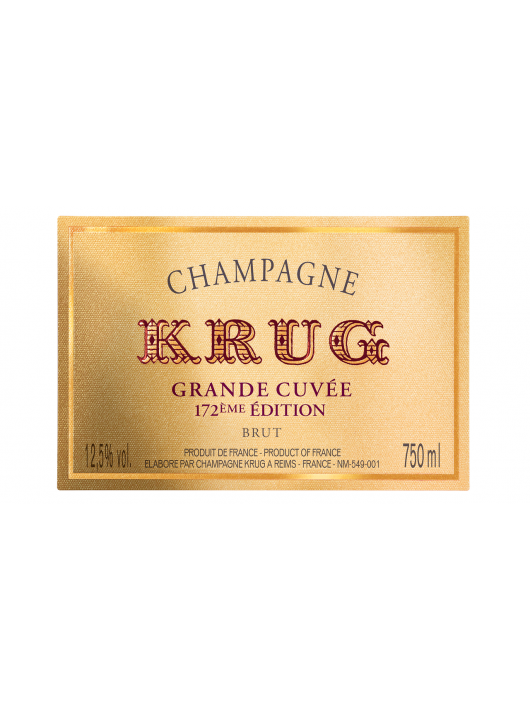 Krug Grande Cuvée 172ème Edition - 75 cl Krug Grande Cuvée 172ème Edition - 75 cl