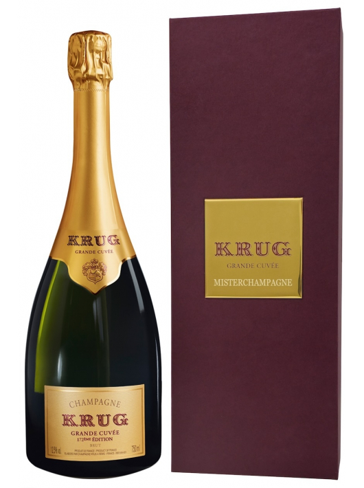 Krug 172éme Grande Cuvée personalised with metal engraving on Giftbox - 75 cl Krug 172éme Grande Cuvée personalised with metal engraving on Giftbox - 75 cl