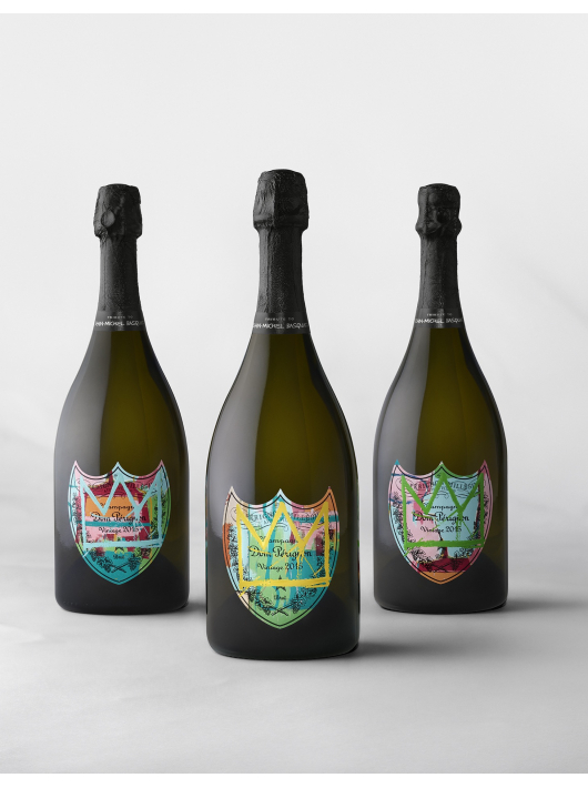 Dom Pérignon Vintage 2015 Special Edition – Tribute to Jean-Michel Basquiat – Collection - 3 x 75 cl