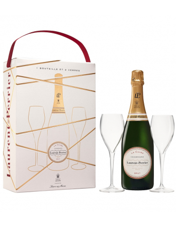 Laurent-Perrier La Cuvée Brut & 2 Gläser, Limited Edition Giftbox - 75 cl