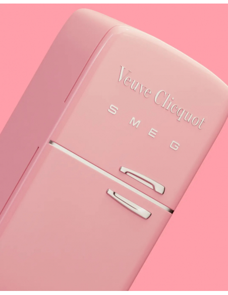 Veuve Clicquot Metal Giftbox SMEG rosé - 75 cl