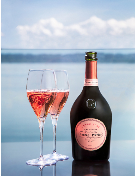 Laurent-Perrier 2 Prestige Glasses 30 cl with gauge