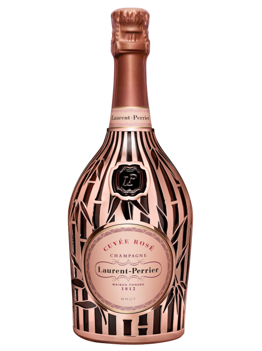 Laurent-Perrier Set 1 Bougie Or & Cuvée rosé "BAMBOU" - 75 cl
