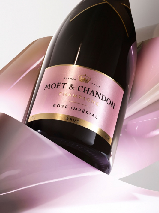 Moët & Chandon Set 2 Keramikgläser Rose + Rosé Impérial - 1 x 75 CL Moët & Chandon Set 2 Keramikgläser Rose + Rosé Impérial - 1 x 75 CL