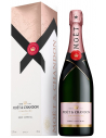 Moët & Chandon Set of 2 Pink Ceramic Glasses + Rosé Impérial - 1 x 75 CL