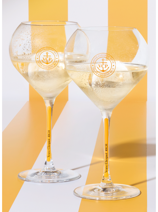 Veuve Clicquot Set 2 Glasses & Rich brut ice - 75 cl Veuve Clicquot Set 2 Glasses & Rich brut ice - 75 cl