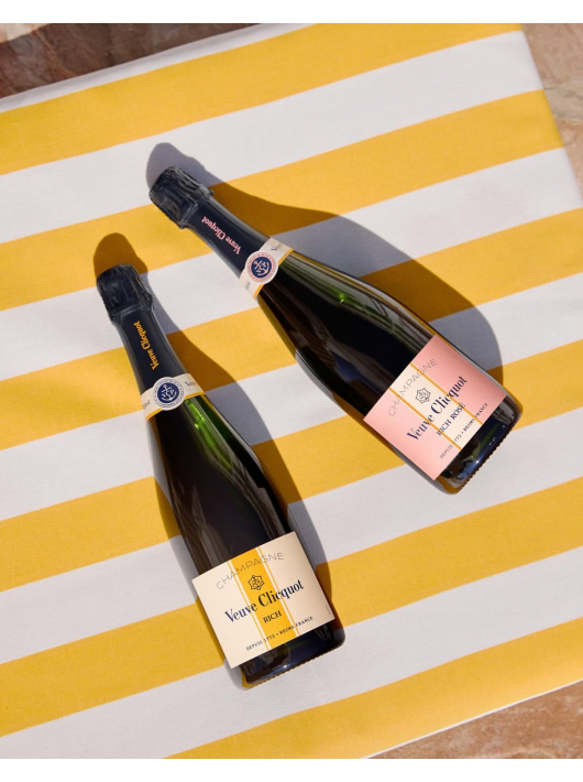 Veuve Clicquot Set 2 TRITAN Glasses Rich rosé & Brut ice - 2 x 75 cl Veuve Clicquot Set 2 TRITAN Glasses Rich rosé & Brut ice - 2 x 75 cl