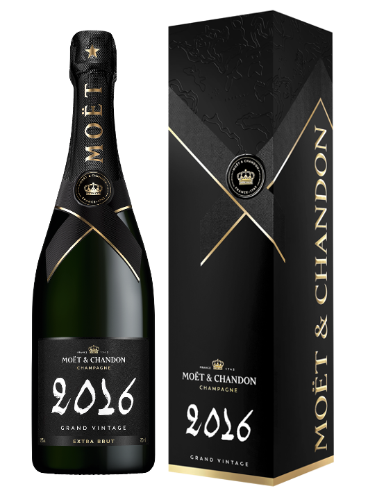 Moët & Chandon Set 2 Glasses & Grand Vintage 2016 blanc - 75 cl Moët & Chandon Set 2 Glasses & Grand Vintage 2016 blanc - 75 cl