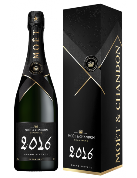 Moët & Chandon Set 2 Glasses & Grand Vintage 2016 blanc - 75 cl